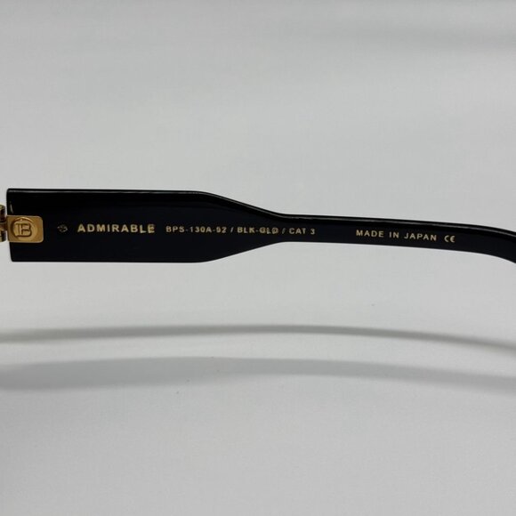 NEW BALMAIN ADMIRABLE UNISEX SUNGLASSES BALMAIN  BPS-130A BLACK - Picture 13 of 14